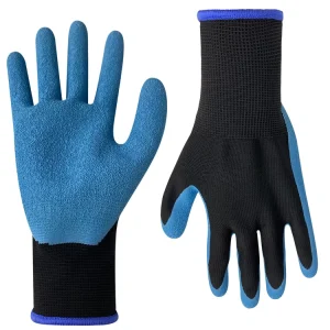 Latex Rubber Palm Coated Labor Protective Industrial Work Touch Screen Gloves