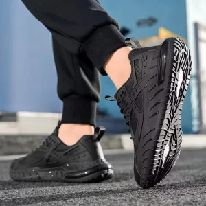 Lightweight Soft Soled Sports Shoes Men’s Breathable Mesh Luxury Design Outdoor Walking Casual