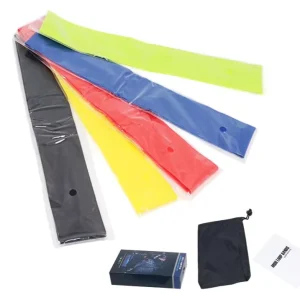 Lightweight Workout Resistance Bands High Elastic Gym Yoga Strength Training Tension Bands Set
