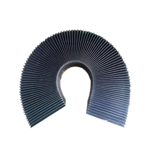 Linear Rubber Flexible Dust Cover Rectangular Bellows Accordion Bellows Cover