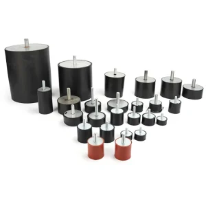 Lituo Adjustable Damping Vulcanized Rubber Feet Shock Absorbers Black Lt00021555 for Industrial Machinery in Various Industries
