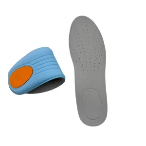 Long Run Mesh 4D Cloud Memory Foam Gel Silicone Rubber Insoles with Air Cushion Sole
