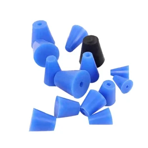 LongCheng Custom Made Moulded Tapered Cone Shape Stopper Small Solid Silicon High Heat Resistant Rubber Plug Model Number Rubber