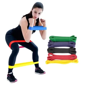 Loop Style Portable Training Resistance Bands Thick Elastic Sports Fitness Bands TPE Material Rubber Bands