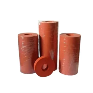 Low Compression Deformation Silicone Rubber Roller Durable for Long Time Industrial Hot Stamping Production Lines