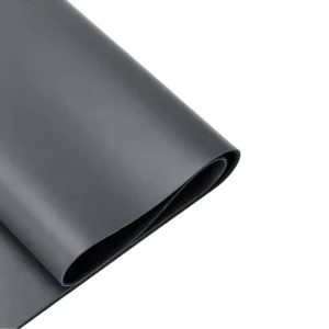 Low MOQ High Quality Dark Gray Color 5mm Natural PU Rubber Yoga Mats Private Packaging for Exercise