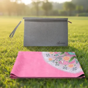 Low MOQ Suede Rubber Travel Size Outdoor Sports Microfibre 1mm Portable Eco Non-Slip Water Resistant Customizable Yoga Mat