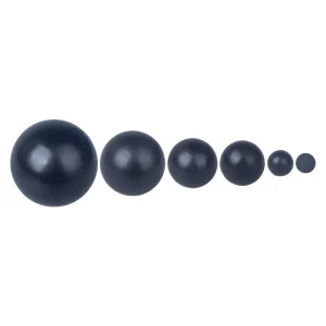 Low Price 1mm 32mm 75mm Black Solid Rubber Balls for Vibrating Sieve Solid Elastic Wear Resistant Industrial High Elastic Ball