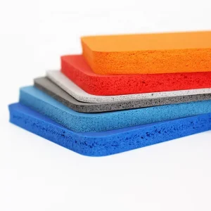 Low Smok Non Toxic Flame Retardant Different Density Silicone Rubber Foam for Aerospace Automotive Oil Gas Rail Mass Transit