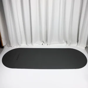 Luxury PU Oval Mat Anti Slip Custom Design Water Proof Arch Shape PU Natural Rubber Yoga Mat