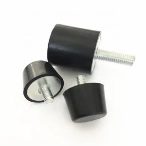 M3-M12 Male Thread Cylindrical Rubber Mounts Silent Block Anti Vibration Pad Manufacturer