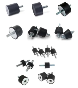 M6 M8 M10 VD VE Type Natural Rubber Silent Block with Studs for Machine Motor Support
