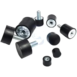 M6 M8 M12 Rubber Anti Vibration Isolator Rubber Mount Hvac Spring Vibration Isolator Fan Vibration Mount