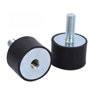 M8 Anti Vibration Isolators Shock Absorber Rubber Studs Cylindrical Mounts High Performance Rubber Silent Block Vibration