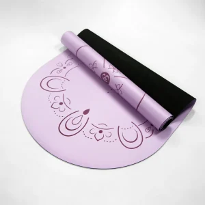 MISKA Durable PU Natural Rubber Yoga Mat Anti Slip High Grip Eco Friendly Fitness Mat for Professional Yoga Practice