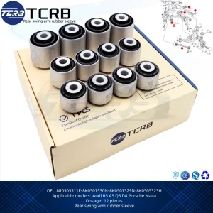 Macan Audi Q5 Rear Suspension Control Arm Bushing Set 8K0505185E 8K0501537C 8K0501541