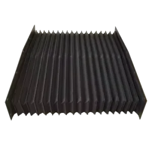 Machine Tool Telescopic Accordion Nylon Rubber Protective Cover U shaped Flame retardant Bellow Cover