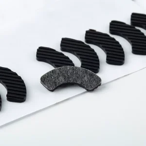 Manufacturer Custom Black Silicone Anti Slip Pad Heat Resistant Irregular Rubber Buffer Gasket for Energy Storage New Energy