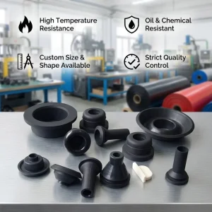 Manufacturer Custom Industrial Nonstandard Molded NR NBR SBR EPDM FKM PU Silicon Rubber Parts