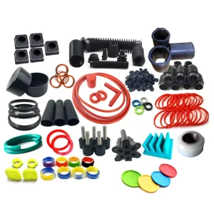 Manufacturer Custom-Molded Vulcanized Silicone Rubber Industrial Sealing Shock Absorber Protection Parts 20-90 Shore Hardness