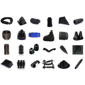Manufacturer Custom Various Shape Accordion Rubber Bellows EPDM/NBR Duct Cover Molded Rubber Bellows for Automotive Use