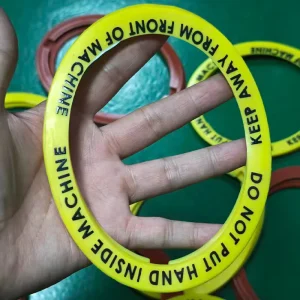 Manufacturer Factory Supply Custom Molded Silicone Rubber Protector Ring Sleeve Protective Edge Guard with Screen Printings