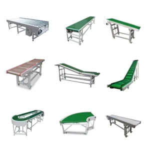 Manufacturer Food Grade PVC and Rubber Conveyor Belt System with Custom Fasteners for Processing