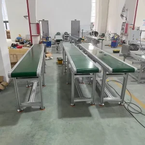 Manufacturer Supply Stainless Steel 2M Antibacterial Belt Conveyor for Food Industry