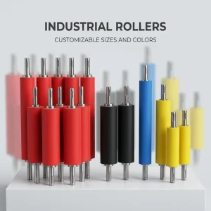 Manufacturer customized Coating Rubber Rollers Ozone heat resistant Rollers Industrial Applications Including Rollers