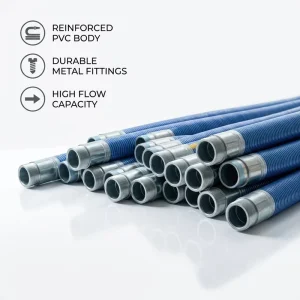 Marine Composite Hose EN13765 with 316SS Wire for Ship-to-Shore Oil Transfer, Suction and Discharge
