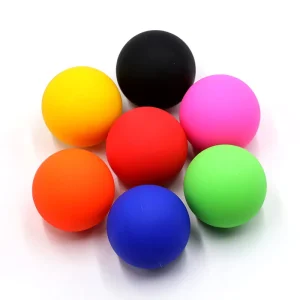 Massage Lacrosse Ball Eco Friendly Gym Tiny Yoga Muscle Yoga Ball Silicone Ball Custom Logo