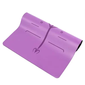 Matte PU Yoga Mat Natural Rubber Anti Slip Professional Home Floor Sound Insulation and Shock Absorption Fitness