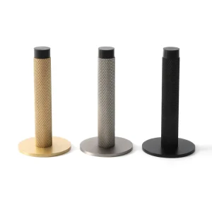 Maxery High Quality Door Accessories Rubber Door Stop Brass Wall Mounted Door Stopper Stoppers