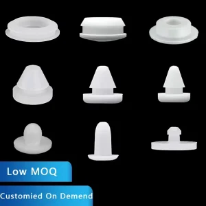 Meaogate Custom T type Solid Silicone Sealing Plug Tube Stopper Bottle Stopper Silicone Rubber Cap For Cylinder Plug Made NBR