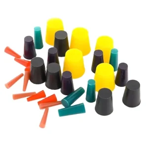 Meaogate Customized High Temperature Resistance Expandable Silicone Hole Rubber Stopper Masking Plug Powder Coating Custom