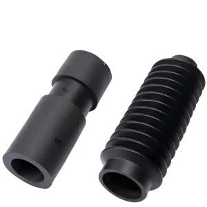 Meaogate Customized Silicone EPDM Rubber Bellows Dust Covers for Corrugated Pipe Sealing Gaskets Industrial Use Cutting