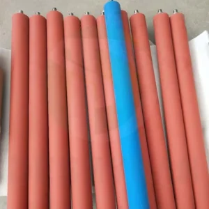 Mechanical Rubber Roller Screen Textil Silicone Rubber Roller