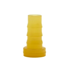 Medical Catheter Threaded Natural Rubber Stopper Hongmen Brand T9*16 Model Yellow Direct Deal Shanghai