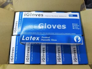 Medical Gloves Latex Surgical Rubber Gloves OEM Direct Malaysia