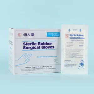 Medical Grade Disposable Latex Rubber Examination Gloves Powder Free for Hospital Clinic