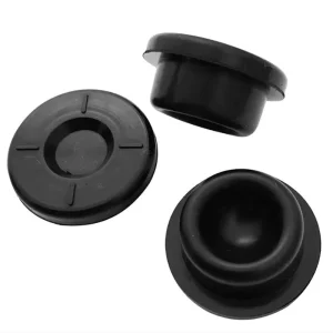 Medical Infusion Bottle Stopper 34mm Bromobutyl Rubber Non Spill Crimp Closure for Pharmaceutical Use