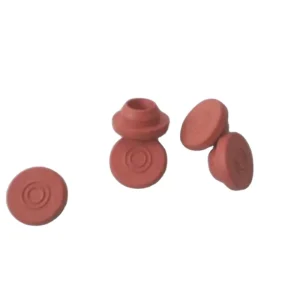 Medical Injection Vial Stopper 20mm Red Butyl Rubber Bottle Stopper Non Spill Pharmaceutical Grade YBB Standard