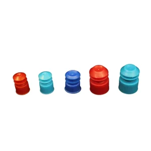 Medical Plastic Red Green Purple White Color 12mm Stopper for Test Tube