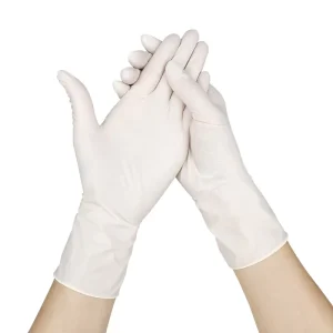 Medical Sterile Rubber Surgical Gloves Disposable Powder Free Thickened Sterile High Elasticity Medical Examination Gloves