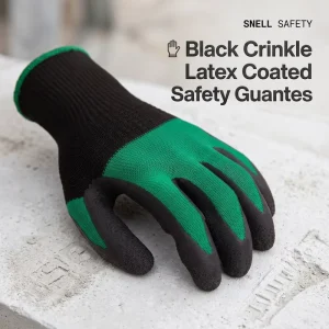 Men All Scenario Safety Labor Guantes Snell Anti Slip Rubber Coated Gloves for Offshore Fishing Building Construction Tasks