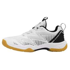 Men’s Badminton Shoes Breathable Mesh Upper Lining MD Insole Lace up Closure Arch Support Recyclable Non Marking