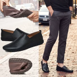 Men’s Handcrafted Soft Sole Rubber Insole Casual & Business Shoes