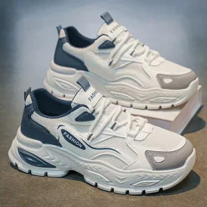 Men’s Shoes Lightweight Comfortable Thick Soled Sports Shoes Trendy Versatile Student Casual Running Shoes
