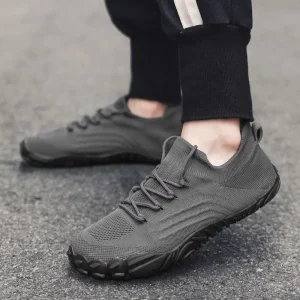 Men’s Sporty Summer Wide Width Breathable Lightweight Loafers Walking Shoes Cushioned Rubber Midsole Slip Resistant Mesh Shock