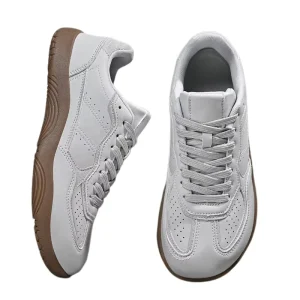 Men’s Women’s Platform Lace-up Sneakers Casual Walking Shoes Mesh Upper EVA Midsole Light Weight Breathable Comfort Rubber Sole